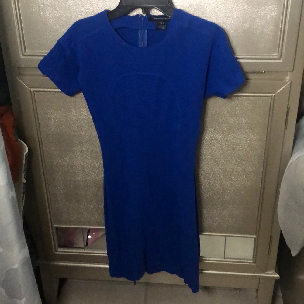 Sexy blue dress